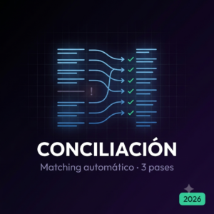 Conciliación Bancaria Automática — Matching Masivo CSV 2026